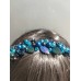 Кристална диадема за коса с кристали Сваровски в синьо, зелено и лилаво Aurora Borealis by Exclusive Rose