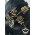 Нежна Дизайнерска украса за коса в златно Golden Age by Rosie