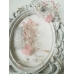 Украса за коса - гребен с кристали Сваровски в розово и бяло модел Rose Magic Garden by Rosie